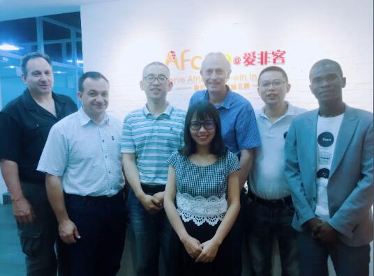 Afrindex常驻南非采购商Michael一行造访Afrindex中国总部 
