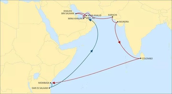 MSC地中海航运升级东非航线升级